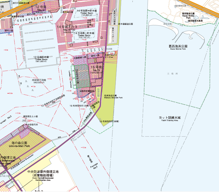 土地利用区分の詳細図
