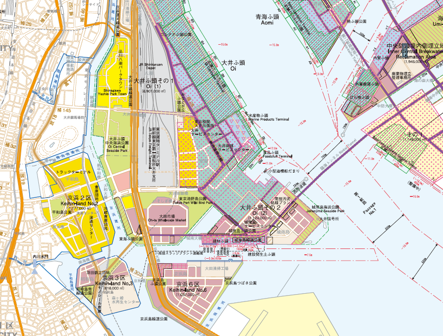 分譲地の概要図