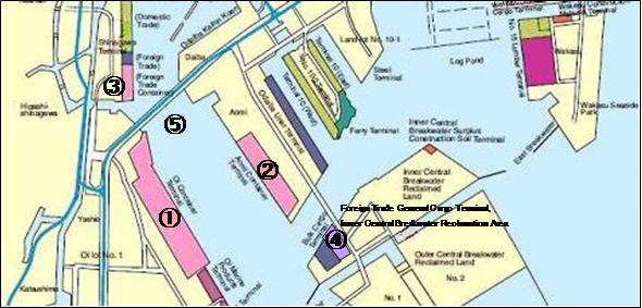 Map of monitoring site